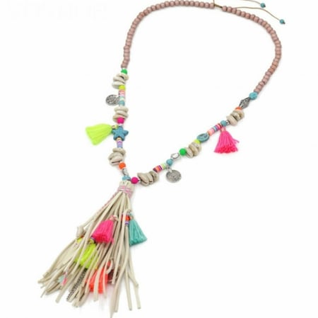Handmade colorful necklace