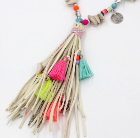 Handmade colorful necklace