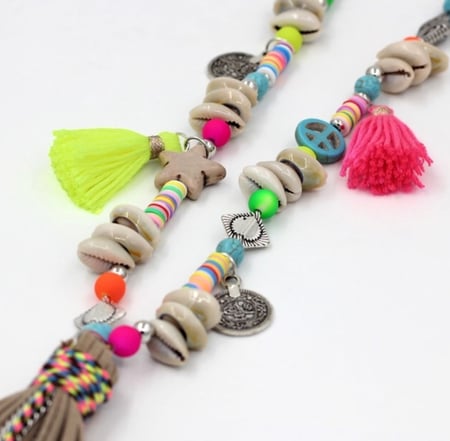 Handmade colorful necklace