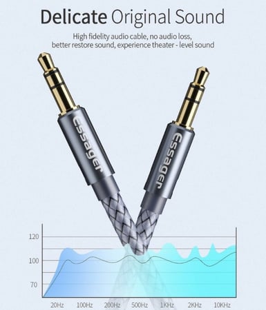 وصلة aux 3.5mm | بطول 50 سم