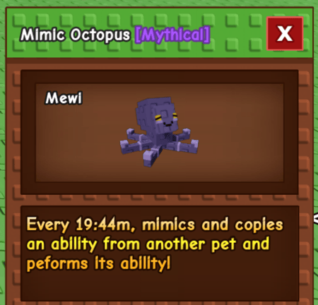 الأخطبوط الناسخ Mimic Octopus - ماب المزرعة Grow A Garden
