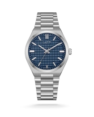 ساعة رجالية من الستيل بميناء كحلي - Midnight Blue