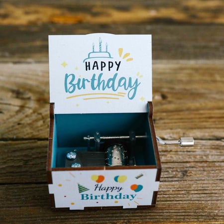 صندوق موسيقى تيفاني Happy Birthday