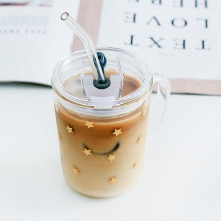 كأس قهوة زجاجي طريقة إعداد قهوة باردة أدوات القهوة المختصة متجر أكواب