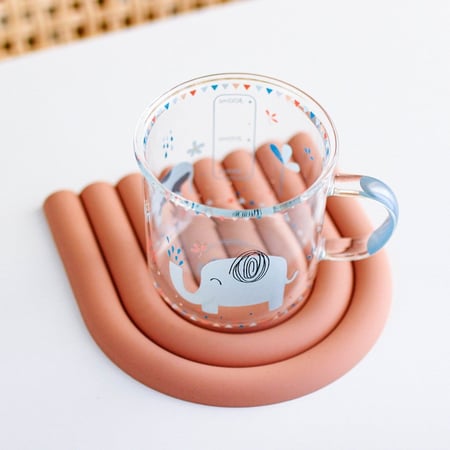 كوب كبير متجر أكواب قهوة باردة شاي زجاج شفاف سيراميك لاتيه Coffee Cup