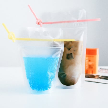 أكياس مشروبات باردة للحفلات لحفلة شاليه استراحة منتجع مسبح تيك توك