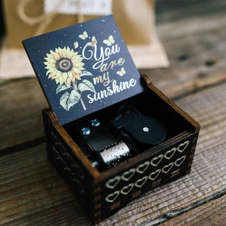 you are my sunshine music box هدية عيد ميلاد للحبيبة لصديقتي جدة الخبر