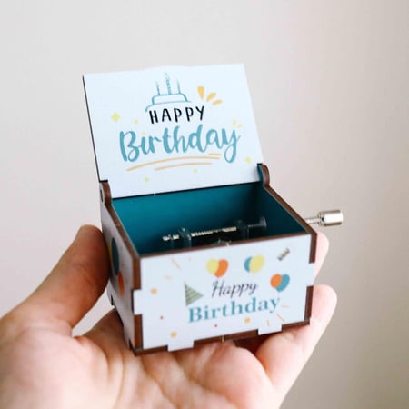 صندوق موسيقى تيفاني Happy Birthday