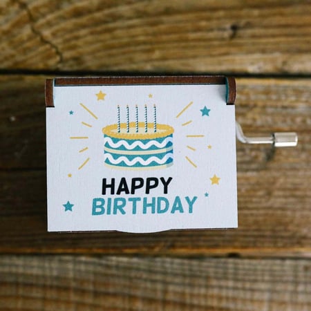 صندوق موسيقى تيفاني Happy Birthday