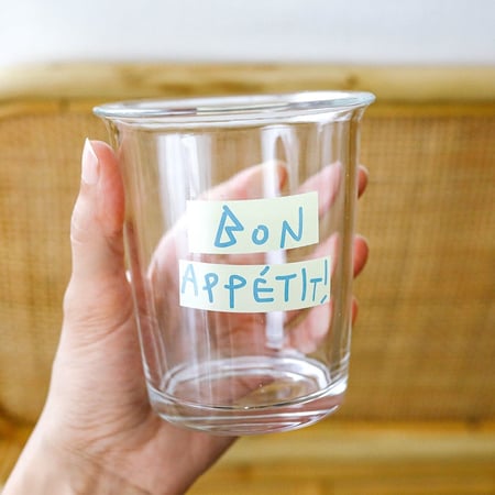 كوب قهوة باردة زجاج أكواب قزاز ستاربكس بونا بتيت Bon Appétit الرياض