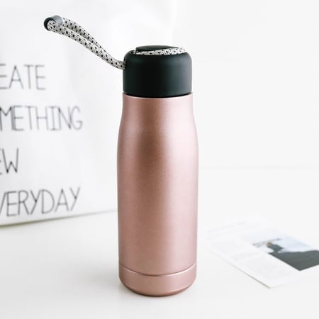 قنينة ماء مطاره قارورة ستيل لون وردي نادي جيم هدية هدايا نسائية الرياض