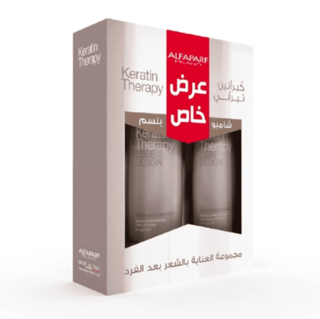 مجموعة شامبو وبلسم كيراتين ثيرابي من ألفابارف للعناية بالشعر