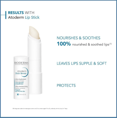 مرطب شفاه من بيودرما اتودرم - 4 جرام