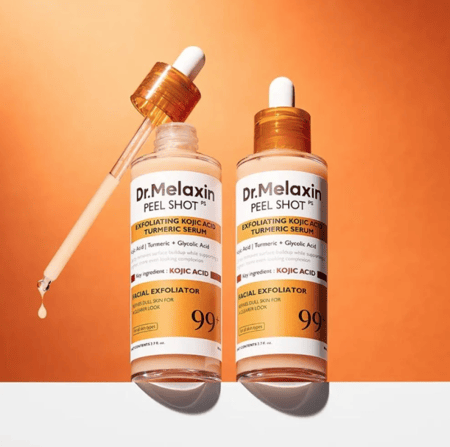 سيروم بيل شوت المقشر بحمض الكوجيك والكركم من دكتور ميلاكسين - 80 مل