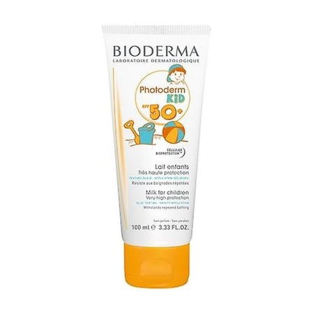 واقي شمس بيوديرما + SPF 50للأطفال للوجه والجسم 100ml