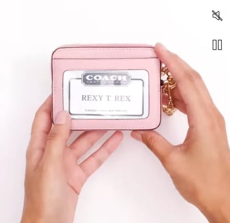 محفظة بطاقات كوتش أسود بني مع جيب داخلي