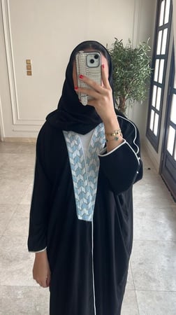 blue Abaya