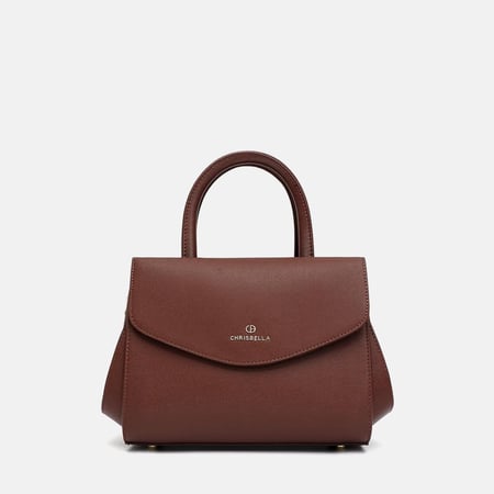 شنطة نسائية بلون بني