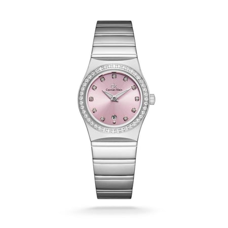 ساعة نسائية كارمن كلاين ستيل بلون ذهبي