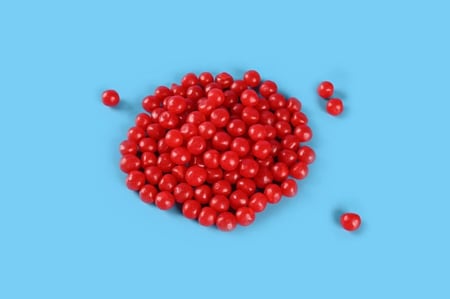 صورة مقربة لجيلي الكرز الحامض من اسبانيا