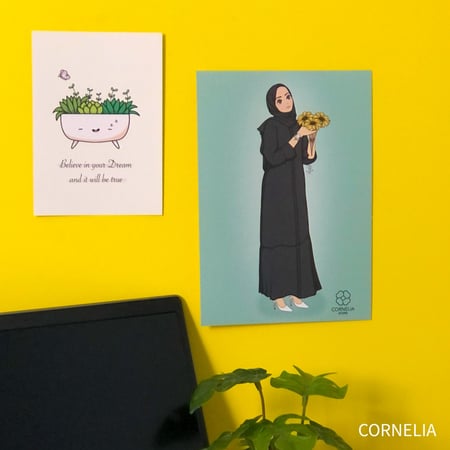 ارت برنت بوستر تصميم لطيف نوف -كيوت Nouf
