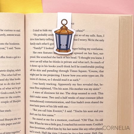 فاصل كتب مغناطيسي تصميم لطيف الفانوس -كيوت  Kawaii Ramadan lantern