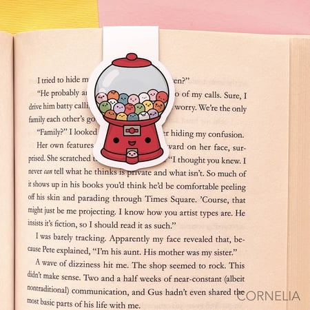فاصل كتب  تصميم لطيف آلة العلكة-كيوت  Kawaii Candy Shop gumy machine