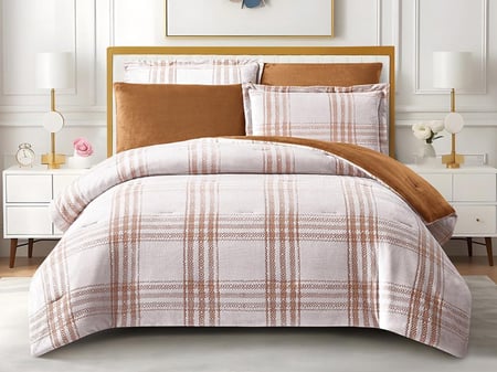 مفرش كايا شتوي مقاس مفرد ونص 4 قطع