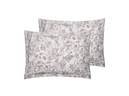 مفرش رفيف صيفي مزدوج فاخر من خامة القطن 6 قطع (300 غرزة)