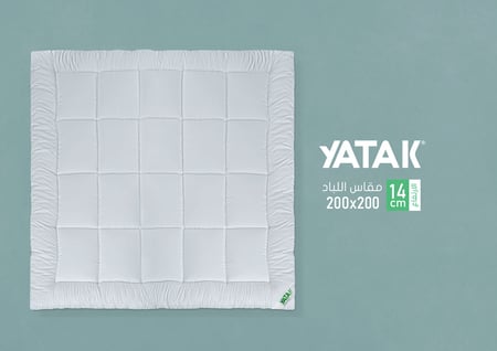 لباد ياتاك الفندقي 14 سم 200×200 - مزدوج