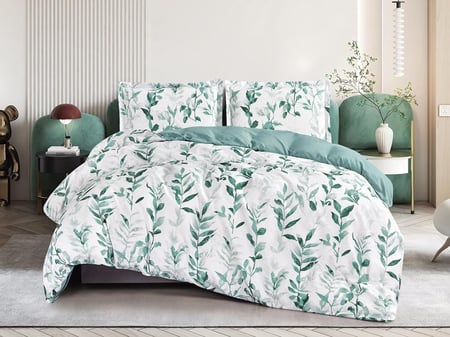 بيت لحاف فاي صيفي بدون حشوة مزدوج 4 قطع