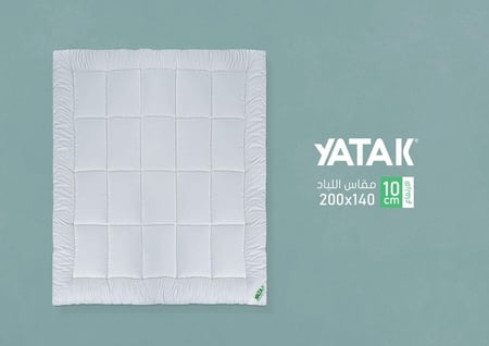 لباد ياتاك الفندقي 10 سم 140×200 - مفرد ونص