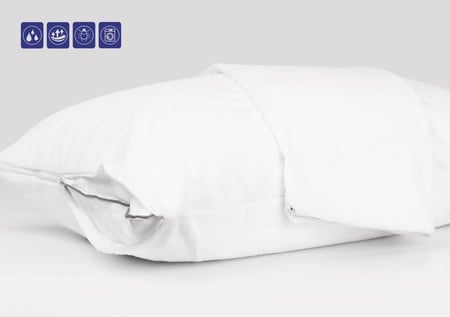 واقي مخدة كومفورت الفاخر 50×75 -كوين-قطعتان (P)