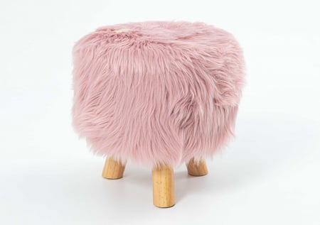 كرسي صغير-فرو-small chair-fur
