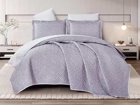 مفرش أنجو المضغوط مزدوج - 4 قطع