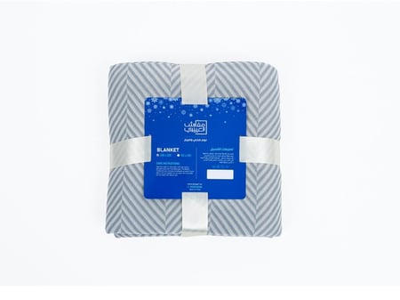 بطانية صيفية باردة مقاس 200×200-فضي