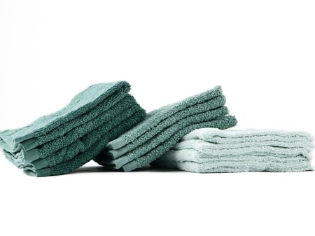 طقم مناشف وجه 12 قطعة من خامة القطن