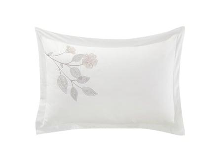 مفرش سولين صيفي مزدوج من خامة القطن المطرز 7 قطع