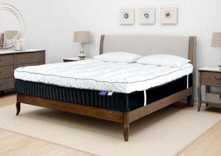 لباد سرير قطن ملكي من مفارش العييري مثالي لدعم الظهر والعمود الفقري