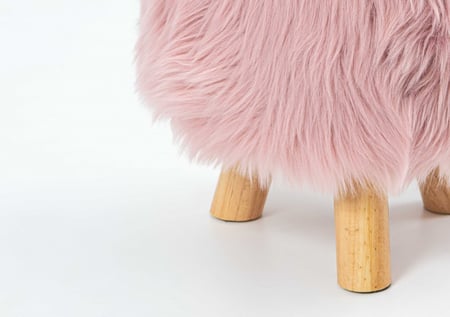 كرسي صغير-فرو-small chair-fur