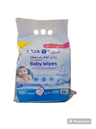 مناديل اطفال من ليا 100حبة 3x