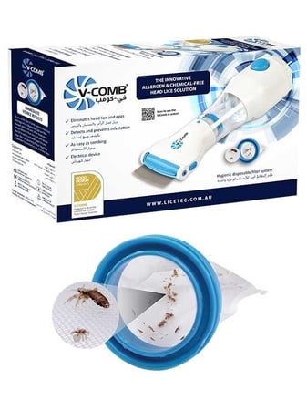 لايستيك في كومب جهاز للقمل والصئبان