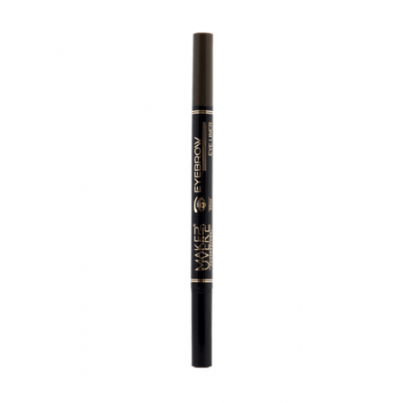 قلم مزدوج لتحديد الحاجب والعين من ميك اوفر 22 - اسود/بني متوسط - EY004