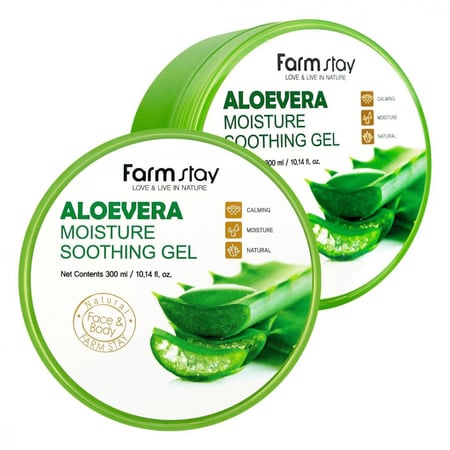 فارم ستاي - جل الصبار مرطب ومهدئ ، 300 مل