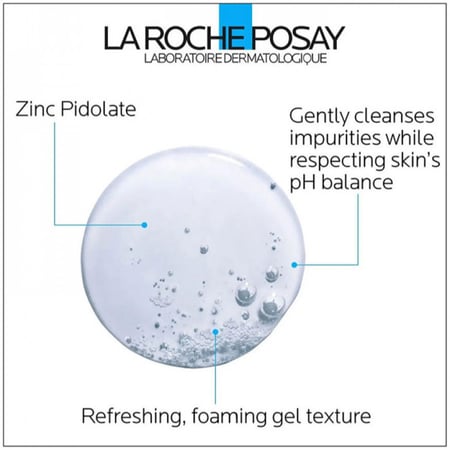 جل غسول رغوي للبشرة الدهنية و الحساسة من لاروش بوساي 400مل