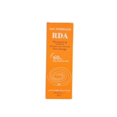 كريم مرطب SPF 60 وواقي شمس من RDA؛ 80 مل