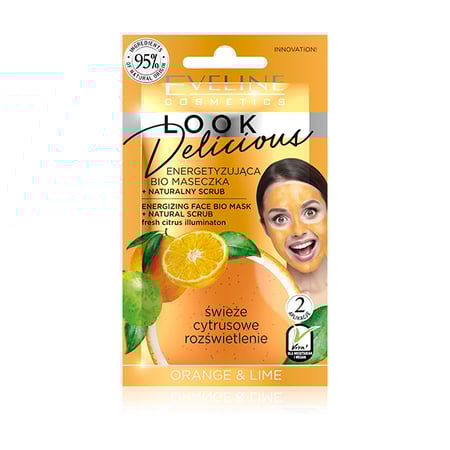 لوك ديليشز قناع أنتعاش الوجه بالبرتقال و الليمون