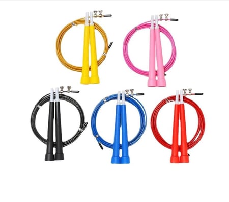 حبل قفز مع مقبض بلاستيكي تنافسيJump Rope Skipping Rope