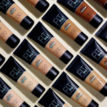 كريم اساس ميبلين فيت مي مات- فانيلا -Maybelline Fit Me Matte