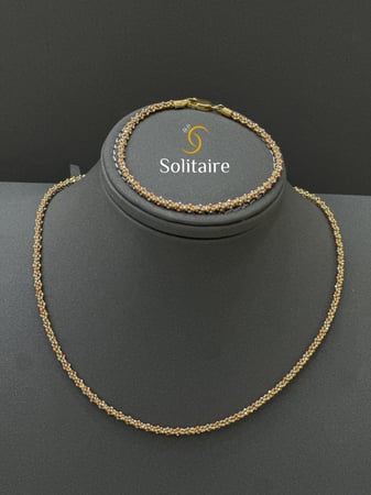 عقد مع الاسوارة 18k